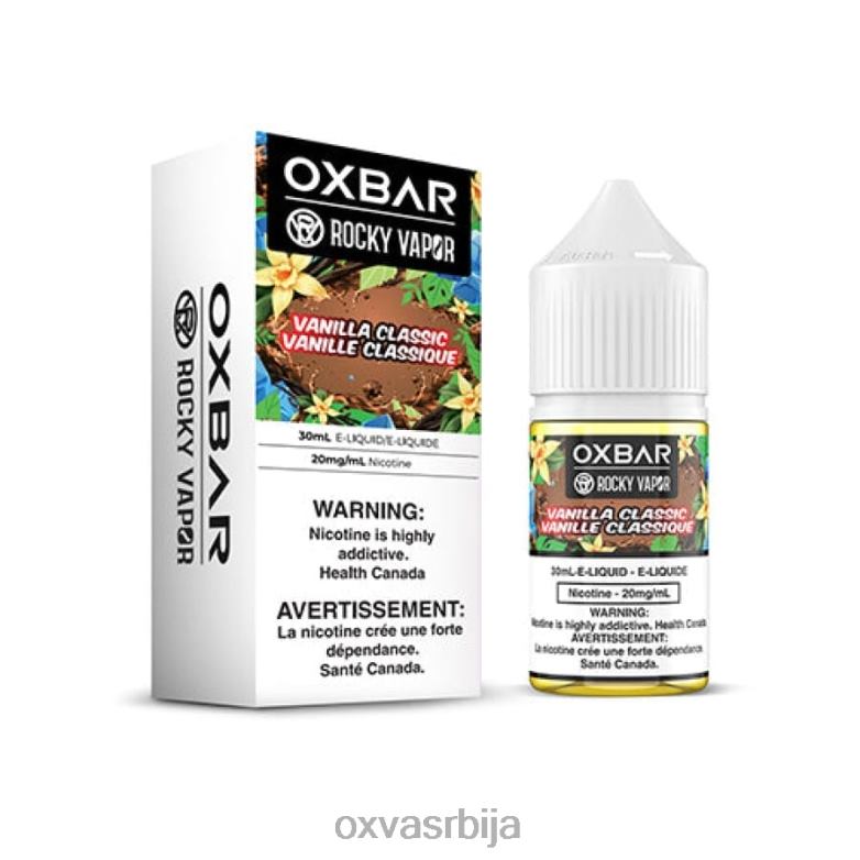 OXVA E CIG 0608R50 OXVA OXBAR класична ванила 30 мл соли ник